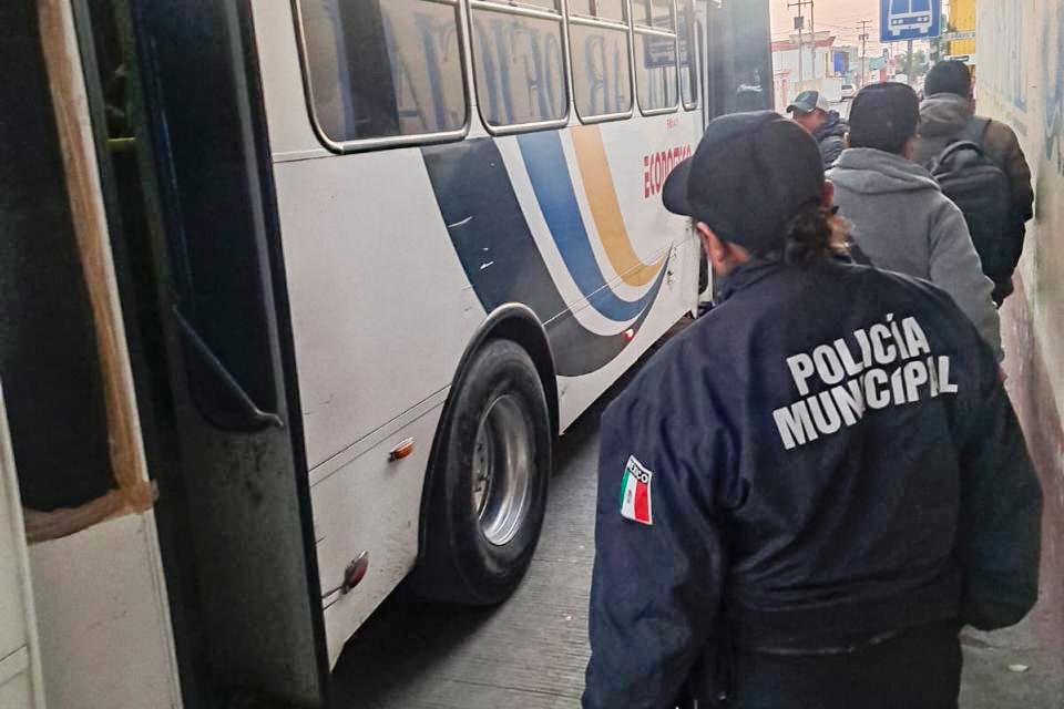 Tranquilidad y confianza brinda el operativo 'Pasajero Seguro' a los usuarios de transporte público en Huamantla